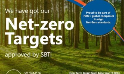 Aarti Pharmalabs Limited Achieves Key Sustainability Milestone with Approval of GHG Emission Reduction Targets by Science Based Target initiative (SBTi).
